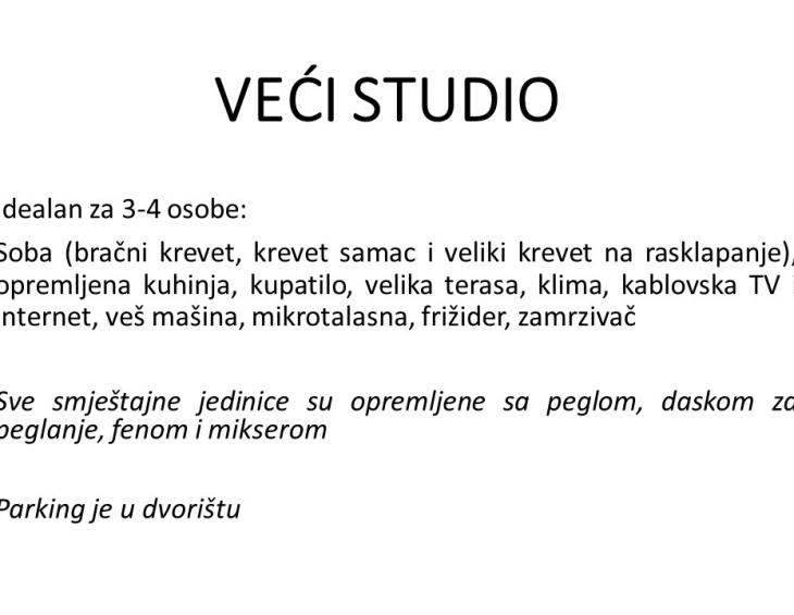  2 VEĆI STUDIO